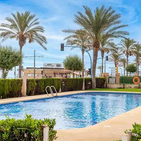 Modern Apartment In El Campello With Sea View + Shared Pool